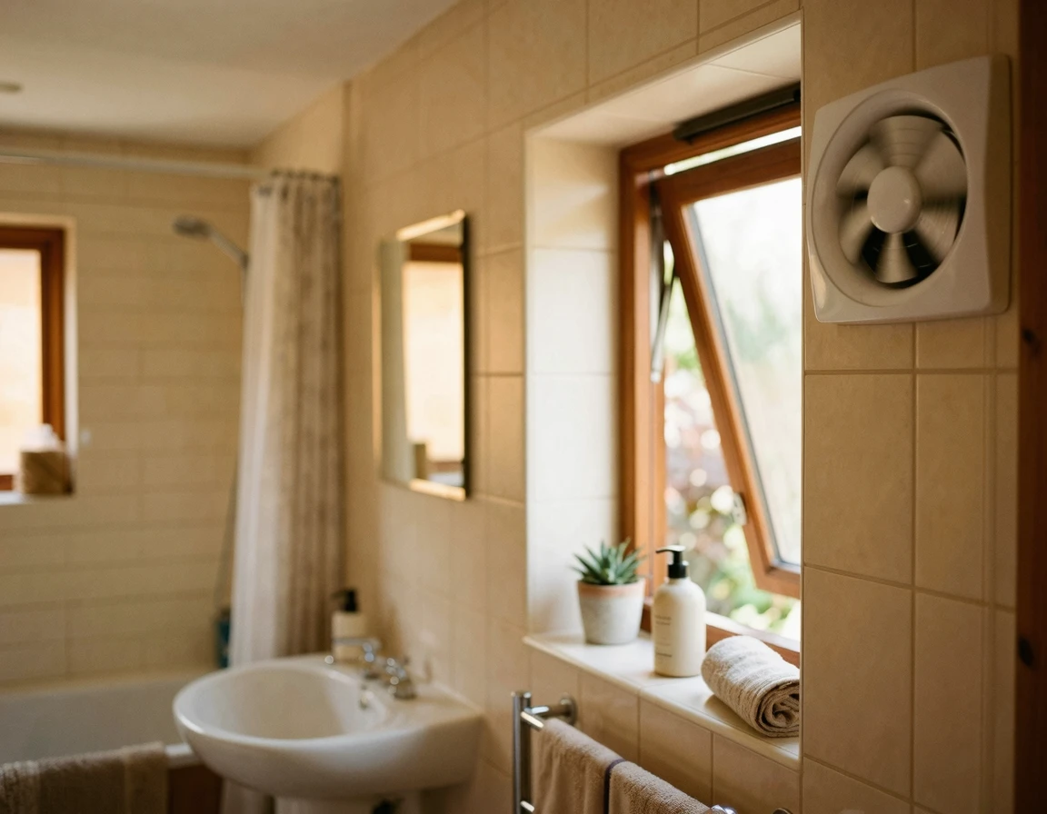 환기가 잘 되는 화장실 환경